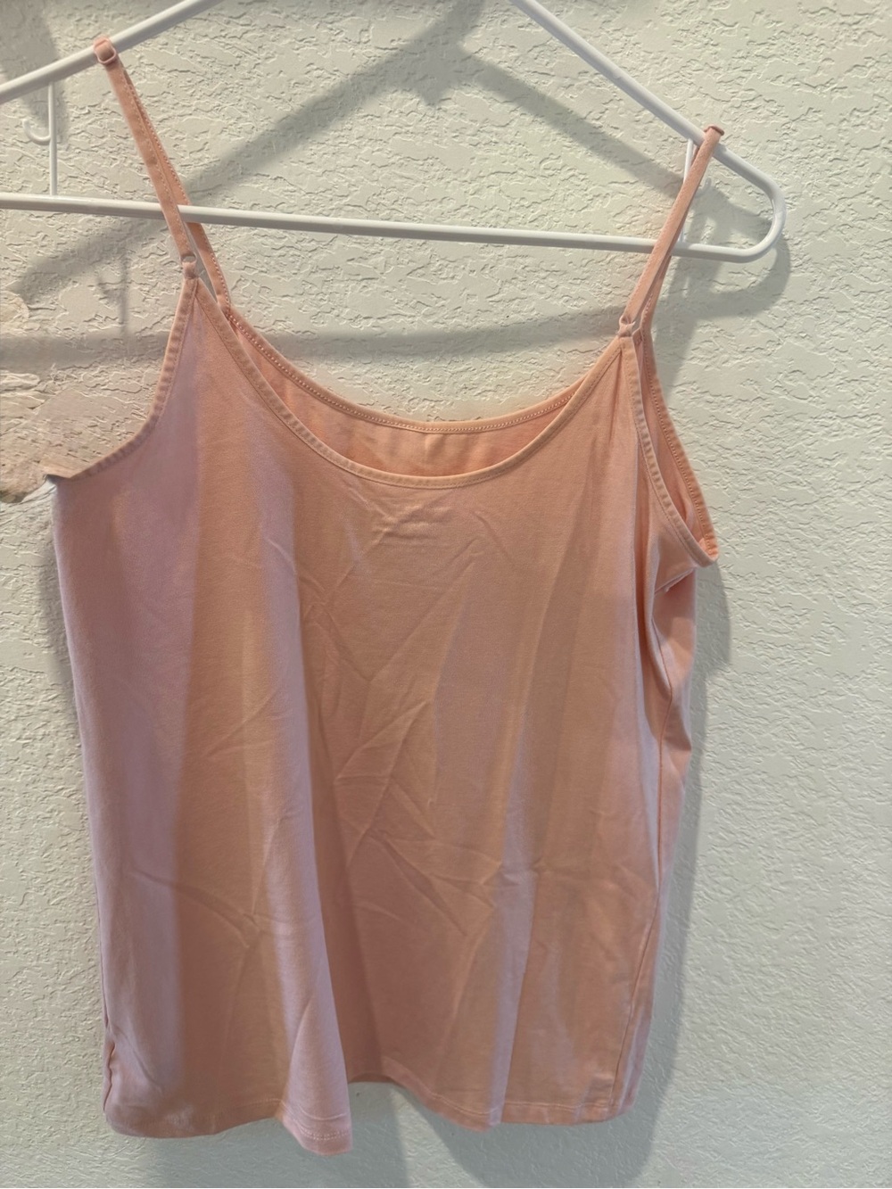 Time and Tru Blush Pink Cami Top with Thin Straps